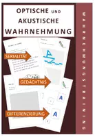 Aperçu - Expériences - Lerntraining: Wahrnehmungstraining - Akustische und optische Wahrnehmung - Page de couverture
