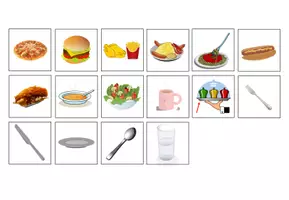 Vorschau - Spiele - Bingo zum Thema "Let's have lunch" - Seite 1