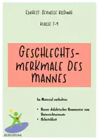 Vorschau - Arbeitsblätter - Sexuelle Bildung: Geschlechtsmerkmale des Mannes - Deckblatt
