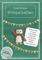 Vorschau - Poster - Eulenklasse - Wimpel / Wimpelketten - Deckblatt