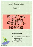 Vorschau - Arbeitsblätter - Sexuelle Bildung: Geschlechtsmerkmale - Deckblatt