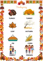 Vista previa - Hojas de trabajo - Pack Festivals: vocabulary+ worksheets+ flashcards - página 1