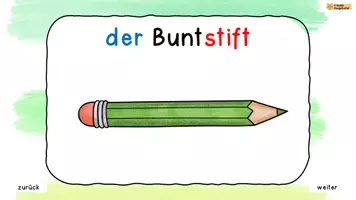 Vorschau - Interaktives Material - Interaktives PDF "Schulsachen" mit Quiz - Seite 3