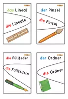 Vorschau - Spiele - Lesepuzzle "Schulsachen" für DaZ/DaF und 1./2. Schulstufe - Seite 3
