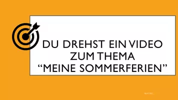 Vorschau - Arbeitsblätter - Meine Sommerferien - Video drehen - Schulstart - iMovie - Seite 3