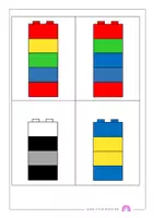Vorschau - Spiele - Visuelle Wahrnehmung / Kombinatorik mit Klemmbausteinen (Lego) - Seite 2