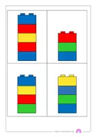 Vorschau - Spiele - Visuelle Wahrnehmung / Kombinatorik mit Klemmbausteinen (Lego) - Seite 3