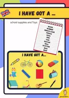 Vista previa - Juegos / Gamificación - School Supplies and Toys - Portada