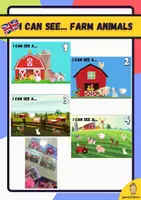 Vista previa - Juegos / Gamificación - I can see... Farm Animals - Portada
