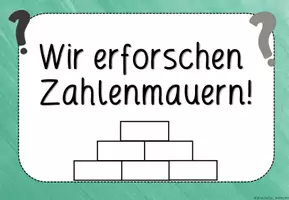Vorschau - Merkblätter - Zahlenmauern Kl.1/2 - Reihentransparenz/Forscherfragen - Seite 2