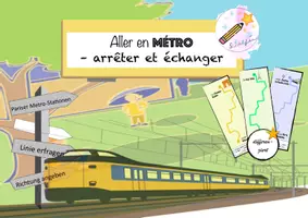 Vorschau - Spiele - Aller en métro - arrêter et échanger - Deckblatt