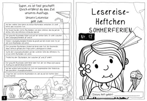 Vorschau - Arbeitsblätter - Lesereise-Heftchen Sommerferien Nr. 12 - Seite 3