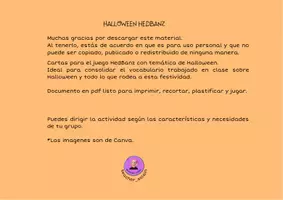 Vorschau - Spiele - HALLOWEEN Hedbanz - Seite 1