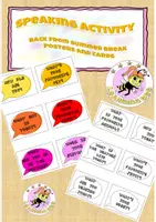 Vorschau - Poster - Posters and cards – speaking back from summer break - Deckblatt