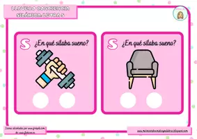 Vista previa - Juegos / Gamificación - LLAVERO CONCIENCIA SILÁBICA LETRA S - página 3