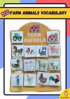 Vista previa - Juegos / Gamificación - Vocabulary: Farm Animals - Portada
