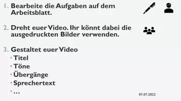 Vorschau - Arbeitsblätter - Sich vorstellen - Steckbrief - Video - iMovie - Seite 3