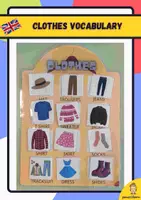 Vista previa - Unidades / Secuencias / Situaciones de Aprendizaje - Vocabulary: Clothes - Portada