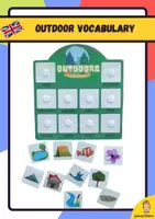 Vista previa - Unidades / Secuencias / Situaciones de Aprendizaje - Vocabulary: Outdoors - Portada