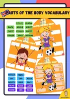 Vista previa - Unidades / Secuencias / Situaciones de Aprendizaje - Vocabulary: Parts of the Body - Portada