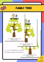Vista previa - Hojas de trabajo - MY FAMILY TREE - Portada