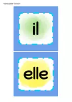 Aperçu - Jeux - FLE - Cartes pronoms à utiliser dans un cube à poche - Page 3