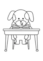 Vorschau - Mal- und Bastelvorlagen - Malbuch - Ben der Hund - Seite 2