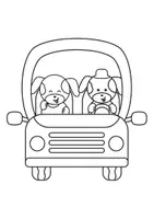 Vorschau - Mal- und Bastelvorlagen - Malbuch - Ben der Hund - Seite 3