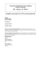 Vorschau - Stundenentwürfe - Kompletter UPP-Entwurf "Wir schützen die Meere!" - Deckblatt