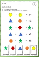 Vorschau - Arbeitsblätter - Kleines Einmaleins Rechenrätsel Rechenblatt Arbeitsblatt Mathe - Seite 1