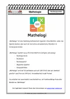 Vorschau - Arbeitsblätter - "MATHELOGIE" - KOSTENLOS (nicht nur zur Weihnachtszeit) - "Mathelogie" Klasse 3-4 (Rechen-Pyramiden) - Seite 1