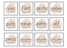 Vorschau - Spiele - Merkspiel / Zuordnungsspiel Zahlen ZR 20 - DaZ/ Mathe Klasse 1 - Merk es dir! - Seite 3