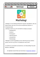 Vorschau - Arbeitsblätter - "MATHELOGIE" - KOSTENLOS (nicht nur zur Weihnachtszeit) - "Mathelogie" Klasse 3-4 (Recheneck) - Deckblatt