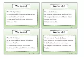 Vorschau - Arbeitsblätter - Wer bin ich? Heimische Waldtiere - Seite 3