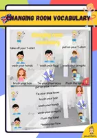 Vista previa - Juegos / Gamificación - Physical Education: Changing Room Vocabulary - Portada