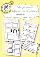 Vorschau - Arbeitsblätter - Arbeitsblätter Meine Erinnerungen an das Schuljahr /Reflexion Schuljahresende - Deckblatt