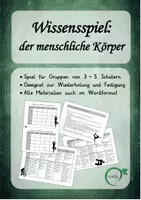 Vorschau - Spiele - Materialpaket: Wissensspiele zur Wiederholung im naturwissenschaftlichen Unterricht, editierbar - Seite 1