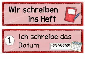 Vorschau - Präsentationen/Tafelbilder - Hefteintrag Visualisierung Mathe und Deutsch - Seite 3
