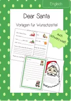 Vorschau - Spiele - Dear Santa: Vorlagen für Wunschzettel (Christmas) - Deckblatt