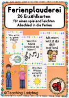 Vorschau - Spiele - Materialpaket - Ferienplauderei für einen spielerischen Austausch vor/ nach den (Weihnachts-)Ferien - Seite 1