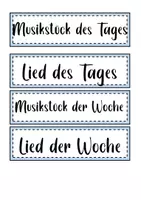 Vorschau - Bildkarten - Lied des Tages -Tafelmaterial - Seite 2