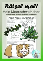 Vorschau - Arbeitsblätter - Rätsel mal! Mein Meerschweinchen (Klasse 2) - Deckblatt