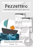 Vorschau - Mal- und Bastelvorlagen - Selbstfindung am Beispiel von "Pezzettino" und seiner Suche nach dem Ich - Deckblatt