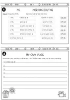 Vorschau - Stundenentwürfe - Telling the time - Lehrprobenmaterial - Deckblatt