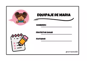 Vista previa - Juegos / Gamificación - Preparando las maletas: Nos vamos de vacaciones 💼 - página 1