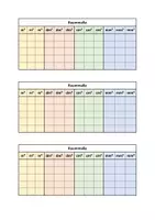 Vorschau - Arbeitsblätter - Raummaße - Umwandlungstabellen (zum Laminieren) - Deckblatt