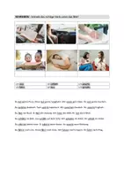Vorschau - Arbeitsblätter - DaZ A1 Verben konjugieren/ mit Vokalwechsel - Deckblatt