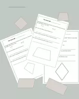 Vorschau - Arbeitsblätter - Steckbriefe für Vierecke (Quadrat, Rechteck, Parallelogramm, Raute, Drachen, Trapez) - Deckblatt