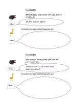 Vorschau - Stundenentwürfe - Wolfssprache in Giraffensprache formulieren (Übung) zweite Klasse - Deckblatt