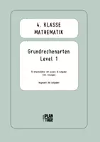 Vorschau - Stationenlernen - Klasse 4: Grundrechenarten (Zahlenraum bis 200) Level 1 - Deckblatt